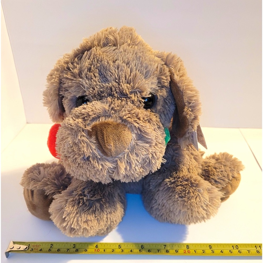 RETRO ROMANTIC COZY Russell Stover Coco The Love Pup Stuffed Puppy Dog Rose 10"